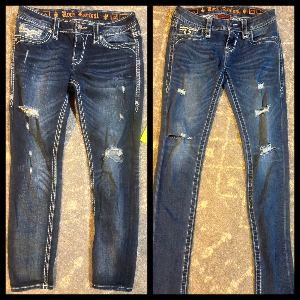 2 pairs of Rock Revival Jeans